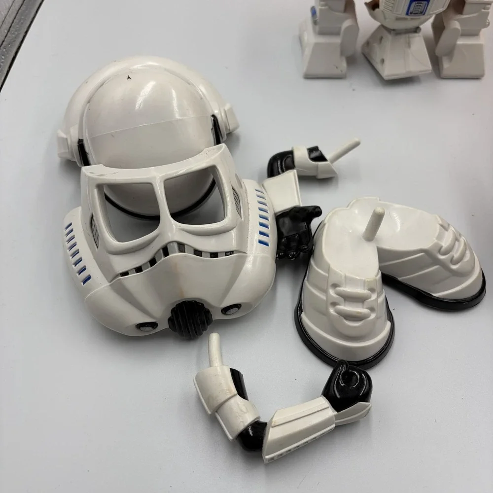Vintage‎ Mr. Potato Head Star Wars Darth Tater 3 Character Set R2D2 Stormtrooper
